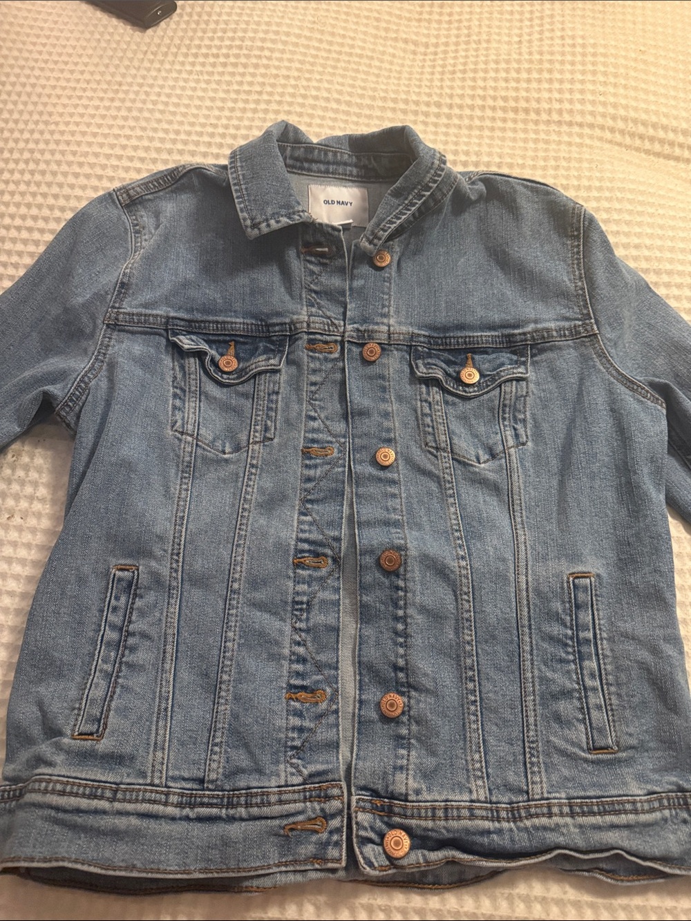 Old Navy Medium Blue Denim Jacket for Women